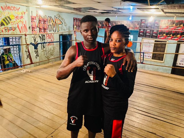 Female Cico boxing acqademy - teenage boxers